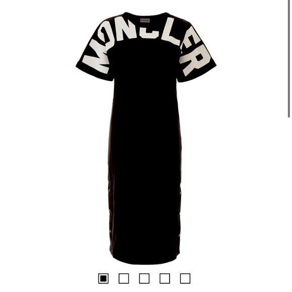 Moncler Abito logo print dress - Picture 1 of 7